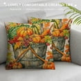 thumbnail image 3 of PHYHOO Fall Pillow Covers Fall Decorations Autumn Pillow Covers Fall Saying Pumpkin Pillow Covers Holiday Rustic Linen Fall Pillow Case for Sofa Couch, 3 of 5