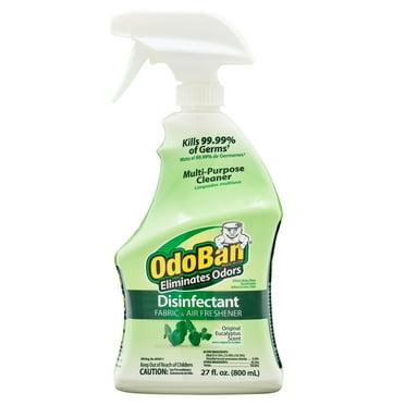 OdoBan Original Eucalyptus Scent Disinfectant Fabric & Air Freshener, 27 fl oz