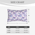thumbnail image 4 of Honeii white Skull crystal flower Decorative Throw Pillow Case - Elevate Your Couch, Sofa, or Bed with Stylish Home Decor, Perfect Gift Idea-16"x24", 4 of 6