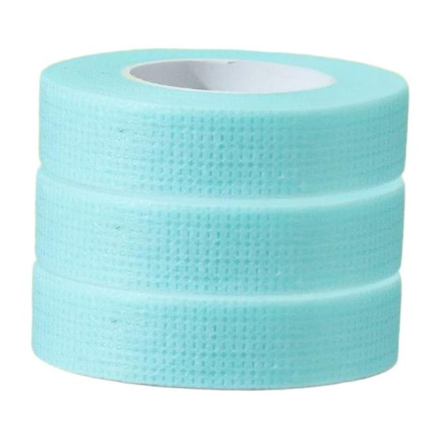 Milaget 3x Guzheng Finger Tapes Soft Nail Wraps for Ukulele String Instrument Guitar Cyan Blue
