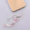 thumbnail image 3 of Wrapables Cute Aesthetic Y2K Cell Phone Charms, Accessories for Keychain Handbag Pendant (Set of 2), Lilies and Bows, 3 of 6