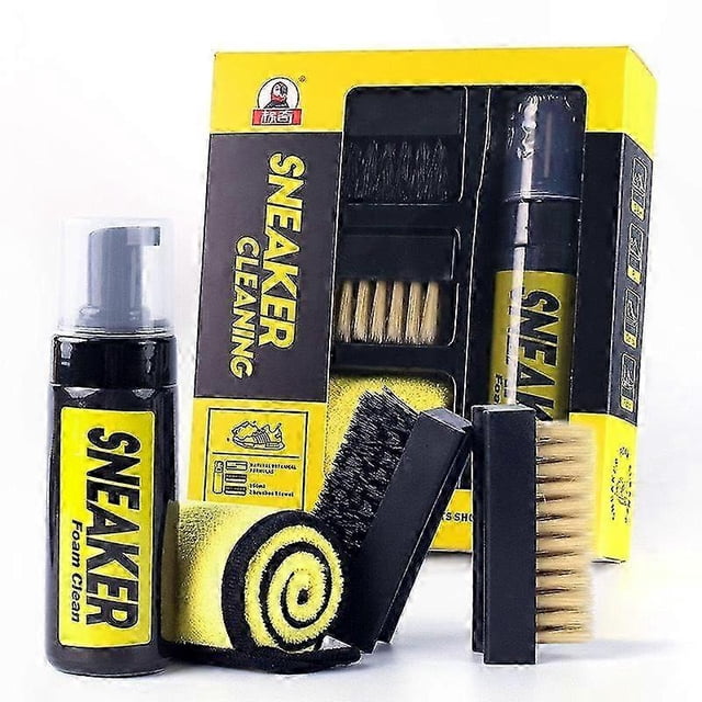 Foam Sneaker Cleaner Kit, Water-Free Shoe Cleaning Solution for All Footwear Types