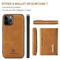 thumbnail image 2 of 2 in 1 Detachable Back Cover Compatible with iPhone 14 Plus Case 2022, iPhone 14 Plus Wallet Case with Card Holder Leather Pocket Slim Phone Cases 6.7'', 2 of 10