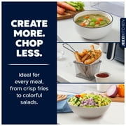 JEEXI Pro Vegetable Chopper, Multi-functional Onion Chopper, Veggie Chopper w/ Stainless Steel Blades, Vegetable Slicer w/ Container, Mandoline Slicer, Dicer, Cutter Ideal for Fruits/Salads