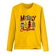 thumbnail image 3 of Puntoco Merry Christmas - Sudadera informal de manga larga con cuello redondo para mujer Puntoco Puntoco-4706, 3 of 6