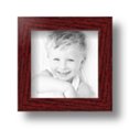 thumbnail image 2 of ArtToFrames 4" x 4" Cherry Picture Frame, 4x4 inch Red Wood Poster Frame (WOM-4213),  Pack, 2 of 6