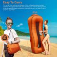 thumbnail image 4 of Portable Air Inflatable Sofa Lounger Ergonomic Design Camping Polyester Sleeping Pad Waterproof Quick Inflation Breathable for Outdoor Travel Relax, 4 of 9
