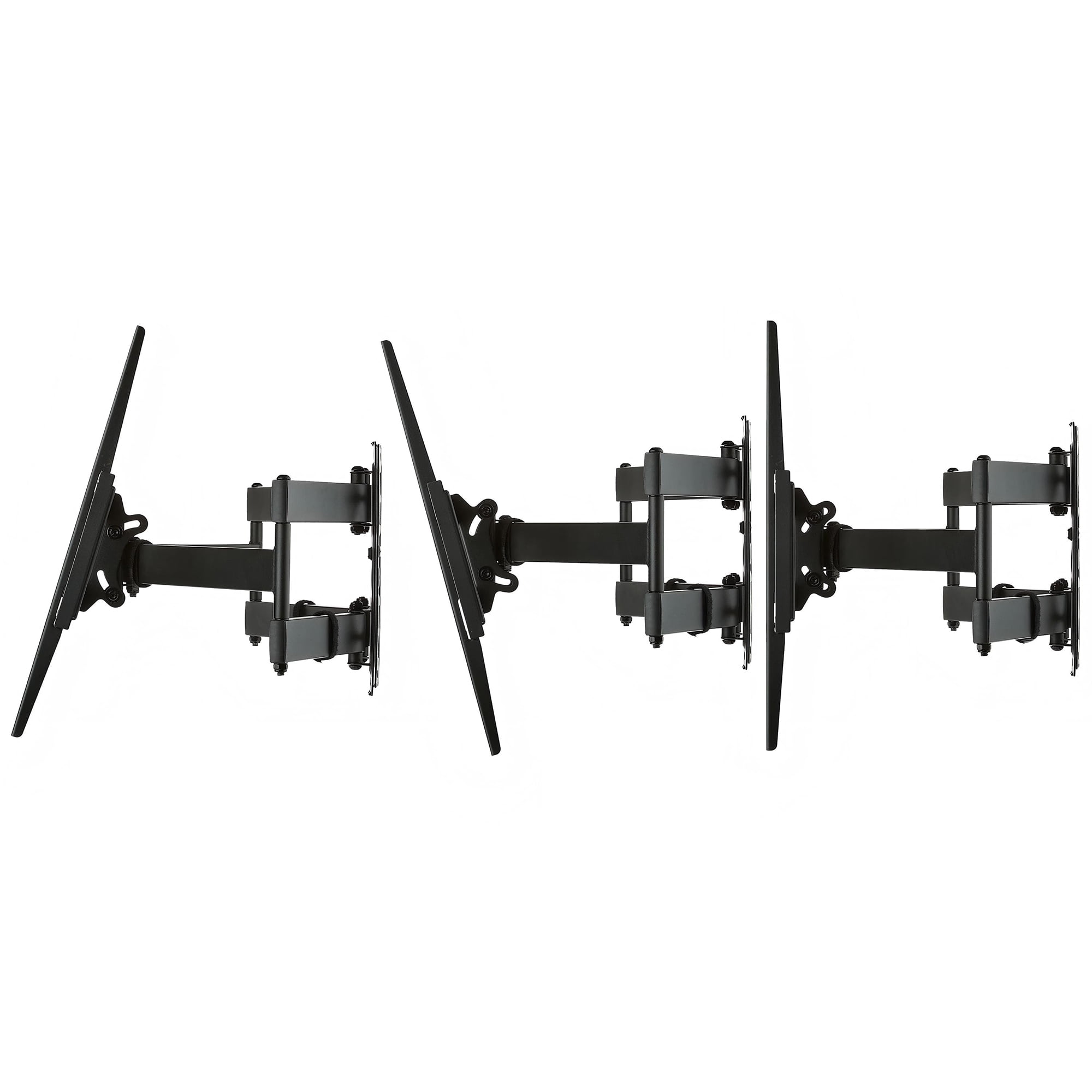 onn Corner Full Motion TV Mount for 37" to 70" TVs, UL Listed, swivel ±60°, up to ±20°Tilting