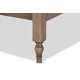 thumbnail image 2 of Baxton Studio Laure marco de cama de plataforma de tamaño queen de madera con acabado de roble gris envejecido bohemio francés Baxton Studio 1.93271E11, 2 of 2