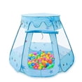 thumbnail image 2 of 26-27 Popup Princess Tent with Colorful Star Print Foldable Portable Durable Easy to Store Lightweight Best Gift for Girls, 2 of 5