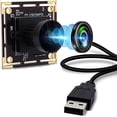 thumbnail image 1 of Cámara USB IFWATER de 16 MP, 4K, lente gran angular de 170°, 1 of 9