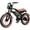 Black & Brown, variant on Spark Electric Bike for Adults, 1500W Peak Motor Over 28 MPH(Unlock to 35MPH) EBike, 20" Fat Tires with Dual Suspension & Brakes Motorcycle Black & Brown