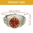 thumbnail image 2 of IDEANATEGRATE De Para Inoxidable Con De Diamantes Y Roja, 2 of 8