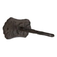 thumbnail image 2 of Pack Of 4 Cast Iron Rustic Distressed Fleur De Lis French Scroll Key Wall Hooks, 2 of 7