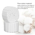 thumbnail image 4 of 1000Pcs  Cotton Rolls with 20 Clips, High Absorbent Soft Comfortable Nose Bleed Plug for Kids Adults Nosebleed, Suitable for Daytime or Nighttime, Retains Shape, 4 of 8