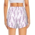 thumbnail image 4 of Haiem Lavender Flowers Women's 2 in 1 Running Shorts - Lightweight Athletic Workout Gym Yoga Breathable Sports Shorts Liner with Phone Pockets-Small, 4 of 9
