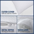 thumbnail image 3 of Utopia Bedding Shredded Memory Foam Pillow, Queen, Pack of 1, Cooling Adjustable Bed Pillow with Washable Cover, 3 of 9