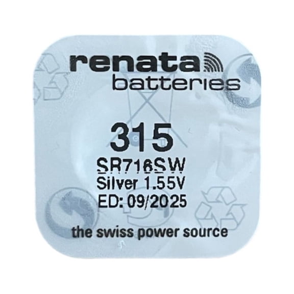 Renata 315 SR716SW watch coin battery 1.55 V