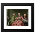 thumbnail image 2 of Jacques Wilbaut 14x12 Black Modern Framed Museum Art Print Titled - Presumed Portrait of the Duc De Choiseul and Two Companions, 2 of 5