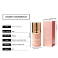 thumbnail image 4 of Kokovifyves Sunscreen Foundations Concealer Cover Cream Liquid Base Coverages Natural Foundations Makeup Moisturizing Fluid for All Types 30ml, 4 of 9