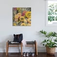 thumbnail image 3 of Art.com Yellow Floral Duo II Crop Art Print by Silvia Vassileva, 30" x 30", 3 of 4