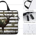 thumbnail image 3 of WERPE Deer Camouflage War Diving Fabric Laptop Handle Bag Computer Protect Case Soft Carrying Travel Case 12inch, 3 of 5