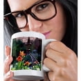 thumbnail image 2 of 3drose, a Gulf Fritillary Butterfly on a Cast Iron Garden Sculpture, 11oz Mug, 2 of 6