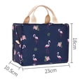 thumbnail image 2 of Bolsa de almuerzo aislada para mujeres y hombres, lonchera reutilizable para oficina, trabajo, escuela, picnic, playa, viajes, 2 of 5