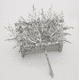 thumbnail image 5 of Xiao Hua 12 piezas de flores artificiales suculentas de escarcha, flores falsas, flores artificiales para decoración de bodas, 5 of 5
