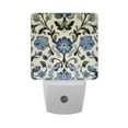 thumbnail image 6 of Yayeee LED Night Light for The Home Plug in With Light Sensors 2 Pack, Blue Floral, 6 of 6