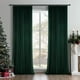thumbnail image 1 of Cortinas Drapenova Velvet Pinch plisadas, 203 x 102 cm, color verde, 1 of 9
