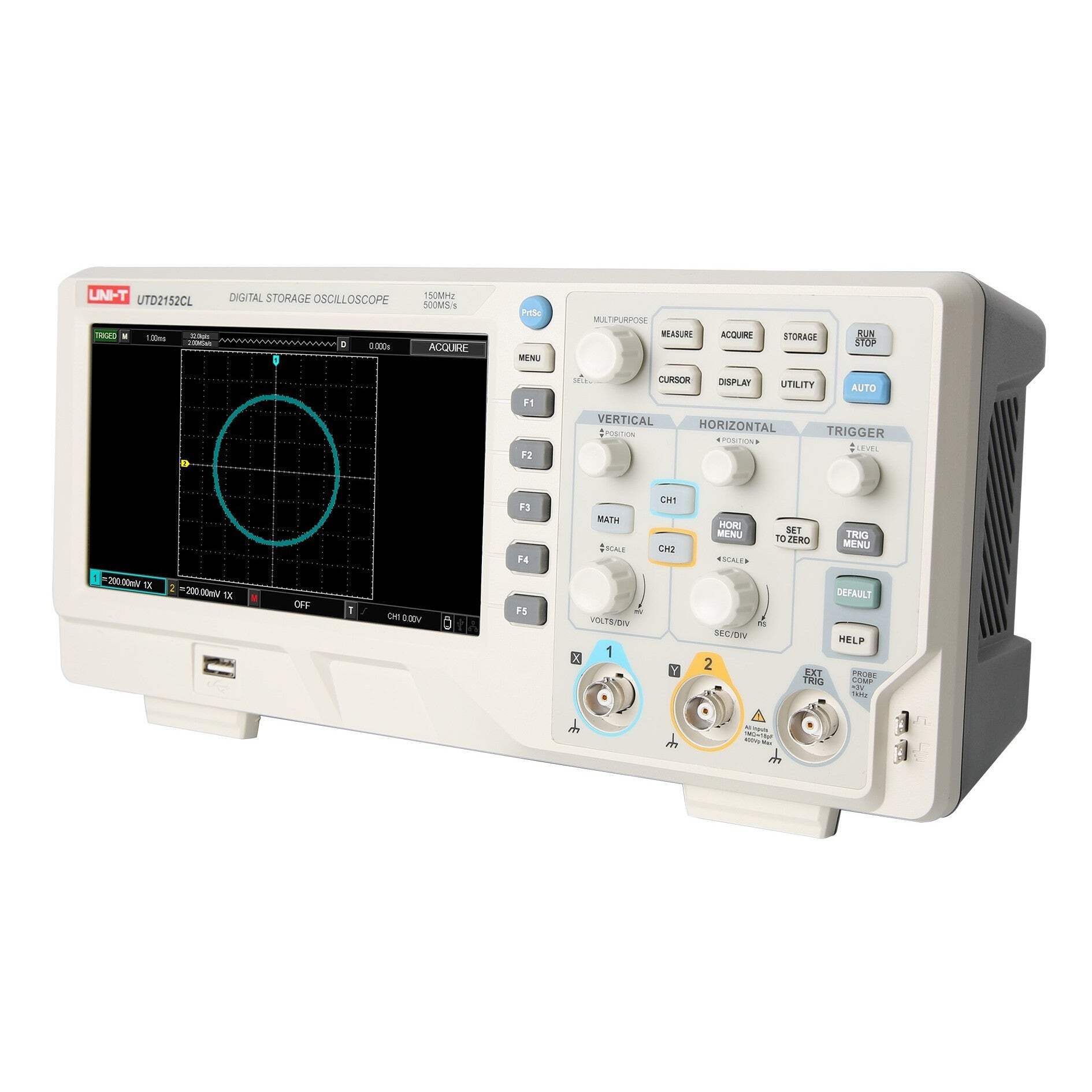 UNI-T UTD2152CL 150MHz 2CH DSO Digital Storage Oscilloscope