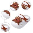 thumbnail image 6 of KPOPLK Kids Clouds Sandals Boys Toddler Sandals Slides Clouds Slippers Summer Shower Beach Pool Slip on Water Shoes Size 11.5,White, 6 of 8