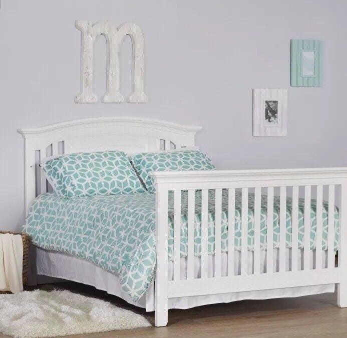 Rails Rail Guards Baby White Full Size Conversion Kit Bed Rails
