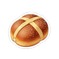 thumbnail image 6 of Cartoon Hot Cross Bun Stickers, Waterproof Hot Cross Bun Sticker for Water Bottle Laptop Phone Cases Planner Skateboard Luggage Helmet Party Favor Decor, Ideal for Adults Teens Teacher Rewards, 6 of 8