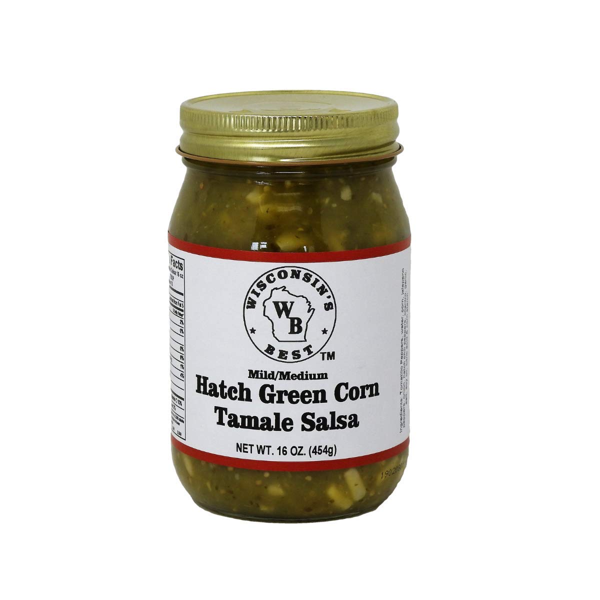 Wisconsin's Best Hatch Green Corn Tamale Salsa, MediumMild, 16 Oz Jar
