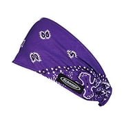 Schampa Mini DOO-Z Headwear (Purple Ground White Paisley, taille unique)