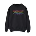 thumbnail image 1 of Netflix Womens Stranger Things Rainbow Dot Logo Sweatshirt, 1 of 3