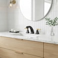 thumbnail image 3 of Wowow 8 in. Widespread Double Handle Bathroom Faucet with Pop-Up Drain in Black and Gold, 3 of 10
