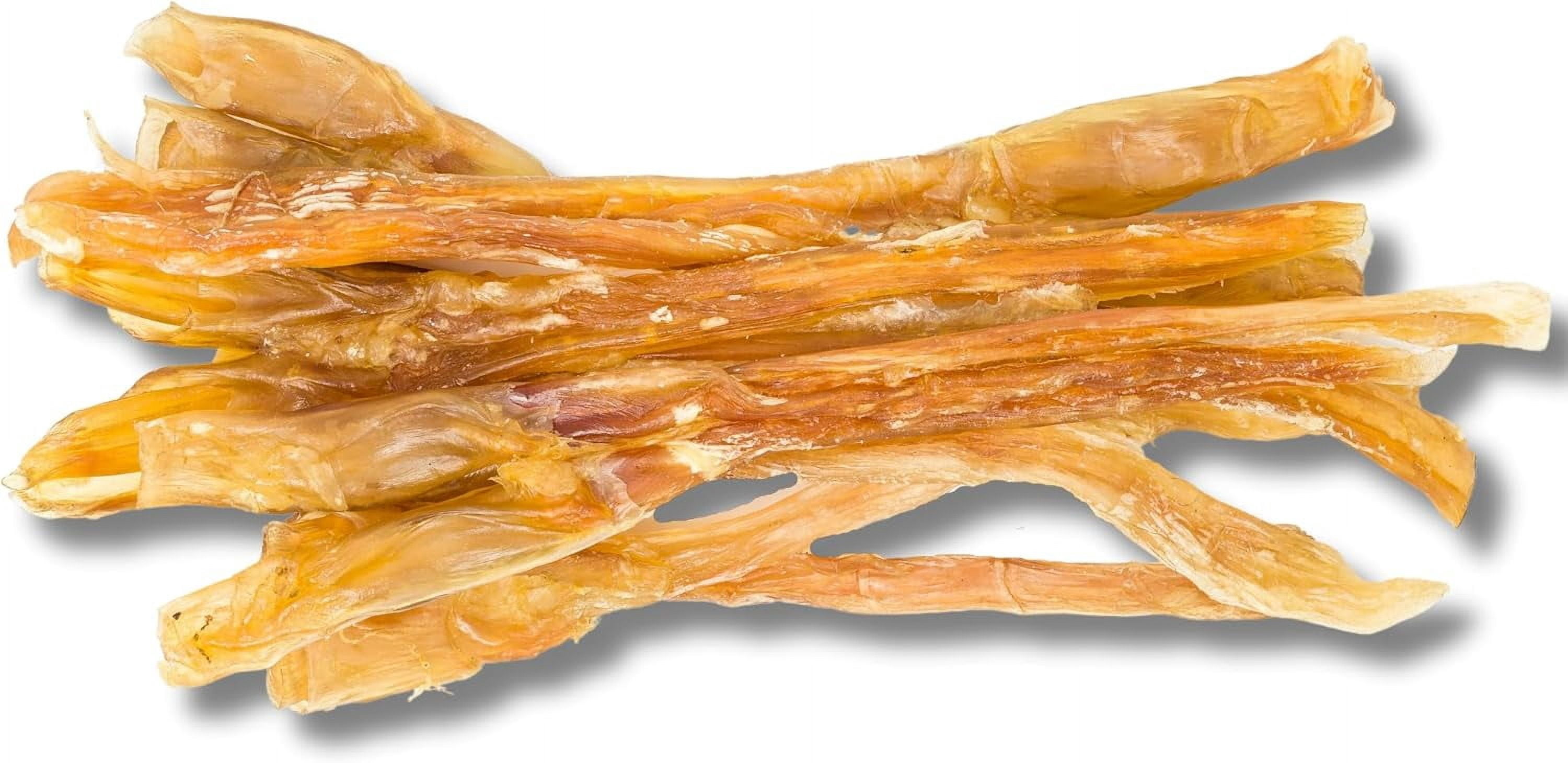 HotSpot Pets Natural Beef Tendon Chews for Dogs - 8 Inch Free-Range Grass-Fed USDA Beef - Made in USA (1 Pound)