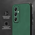 thumbnail image 6 of Nalacover Case for Samsung A54 5G,Slim Luxury Premium PU Leather Non-Slip Grip Shockproof Bumper Anti-Scratch [ with Tempered Glass Screen Protector ] Cases for Samsung Galaxy A54 5G, Darkgreen, 6 of 8