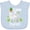 Blue, variant on Inktastic St. Patrick's Day Llama Be Irish with Green Shamrocks Boys or Girls Baby Bib