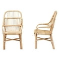 thumbnail image 2 of Baxton Studio Sumatera Modern Bohemian Natural Brown Rattan Dining Chair, 2 of 2