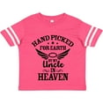 thumbnail image 3 of Inktastic Handpicked for Earth By My Uncle in Heaven with Angel Wings Boys or Girls Toddler T-Shirt, 3 of 5