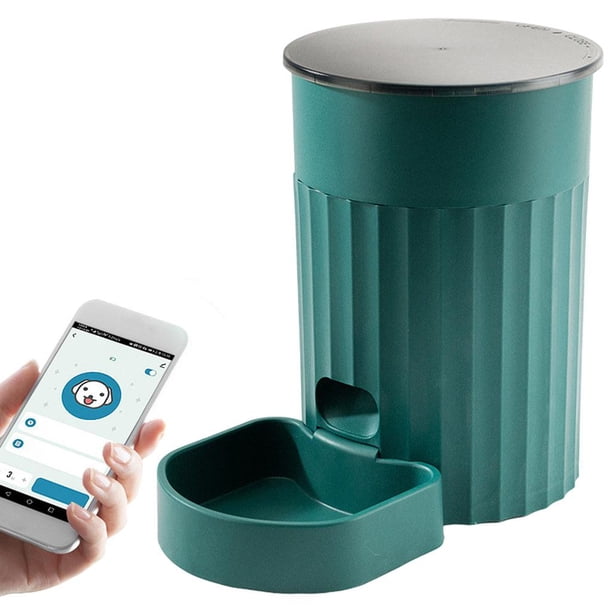 Alimentador automático para gatos, alimentador inteligente para mascotas con Yuyangstore Alimentador automático de mascotas