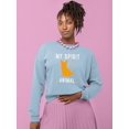 thumbnail image 2 of Corgi My Spirit Animal Sweatshirt Women -Image by Shutterstock, Female 3X-Large, 2 of 4