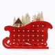 thumbnail image 1 of 24 Day Red Sled Shape Christmas Countdown Calendar Stylish Desktop Crafts Decor for Home Bedroom, 1 of 5