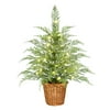 24" Pre-Lit Green Cypress Artificial Christmas Tre