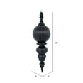thumbnail image 2 of Vickerman 28" Black Shiny Finial Ornament, 2 of 3