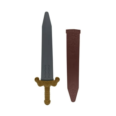 Child Toy Knight Roman Pirate Short Sword & Sheath Prop Medieval Dagger Costume Accessory